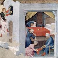 Saint Nicholas and Three Poor Maidens (Quaratesi Altarpiece)