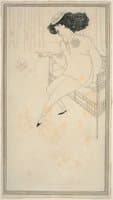 Caricature of J. M. Whistler
