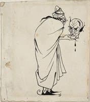 Man with Skull