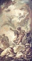 St John the Baptist preaching (study)