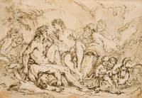 Nymphs and River Gods (Pirene Mourning her Son)