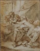 Joseph Resisting Seduction by Potiphar's Wife