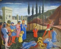 The Martyrdom of Saint Cosmas and Saint Damian (Predella of the San Marco Altarpiece)