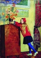 Girl with Flowers