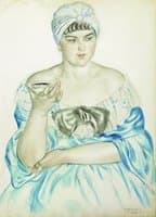 Woman Drinking Tea