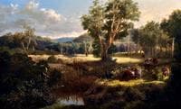 Cattle in a Wooded Landscape