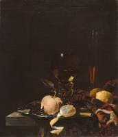 Still Life:  Fruit, Goblet and Salver