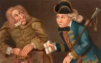 Human Passions (Two Figures, a Lord and a Moneylender)