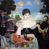 The Merchant's Wife Having Tea