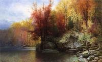 Autumn River Landscape