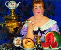 The Merchant's Wife Having Tea