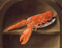 Lobster on a Delft Dish
