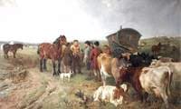 Gypsies with Cattle and Horses