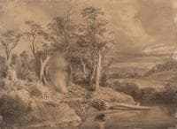 Study for 'Winter Morning near Heidelberg'