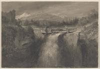 Waterfall and Bridge