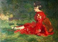 The Red Kimono