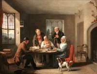 Estate Staff in a Servants' Hall