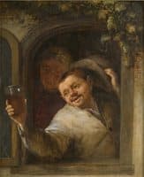 Peasants Drinking at a Window