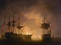 The Battle of the Nile, 1 August 1798