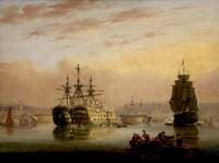 Warships at Devonport (?)