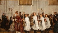 Procession in the Old Catholic Church in The Hague
