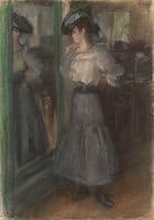 Girl in Front of a Mirror