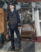 E.45: The Commander, Lieutenant-Commander J. E. Gaimes, DSO, RN