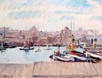 Ferry Steamers at Constantinople, Christmas 1918