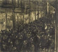 The Kalverstraat, Celebrating the Birth of Princess Juliana of the Netherlands, 1 May 1909