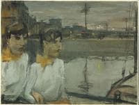 Girls along the Prins Hendrikkade