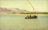 Egypt, a Ferryboat on the Nile