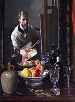 Self Portrait with Still Life