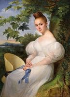 Portrait of a Young Lady with a Straw Hat