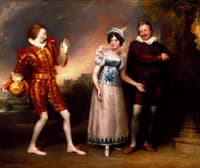 Master Page, Anne Page, and Slender