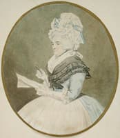 Old Lady with Magnifying Glass