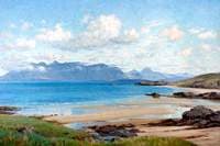 Skye Cuillin from Kilmory Beach