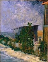 Path in Montmartre with Sunflowers