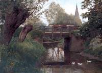 Cattle on a Bridge, Kent