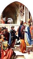 Edward III Conferring the Order of the Garter on Edward the Black Prince