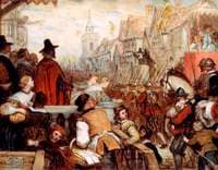 The Setting Out of the Train Bands from London to Raise the Siege of Gloucester (sketch)