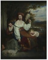An Italian Contadina and Her Children
