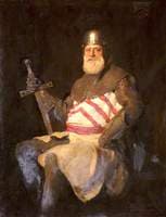 G. H. Hewitt, as 'Sir Roger de Poitou'