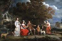 A Family Group in a Landscape
