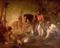 After the Lion Hunt (W. F. Webb and Captain W. Codrington, South Africa)