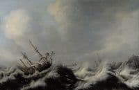 Sailing Ships in a Storm