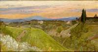 View of Monte Amiata, Tuscany