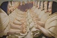 Women Singing at a Table