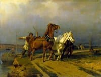 Horse-Drawn Boat