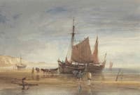 Fishing Boats and Shrimpers on the Shore, Dover