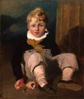 Boy at Marbles (Henry Cotman)